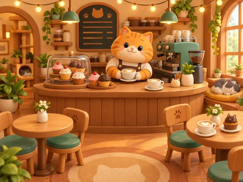 Whisker Café key art